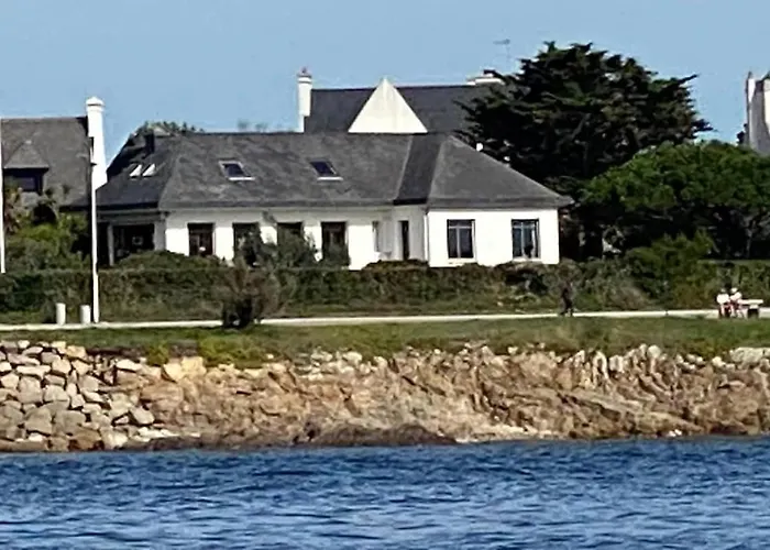 Villa Poulquer Vue Mer Panoramique A 180 Degres 10 Personnes